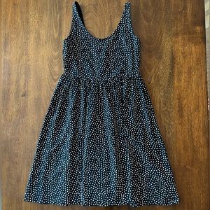 Polka dot A-line dress